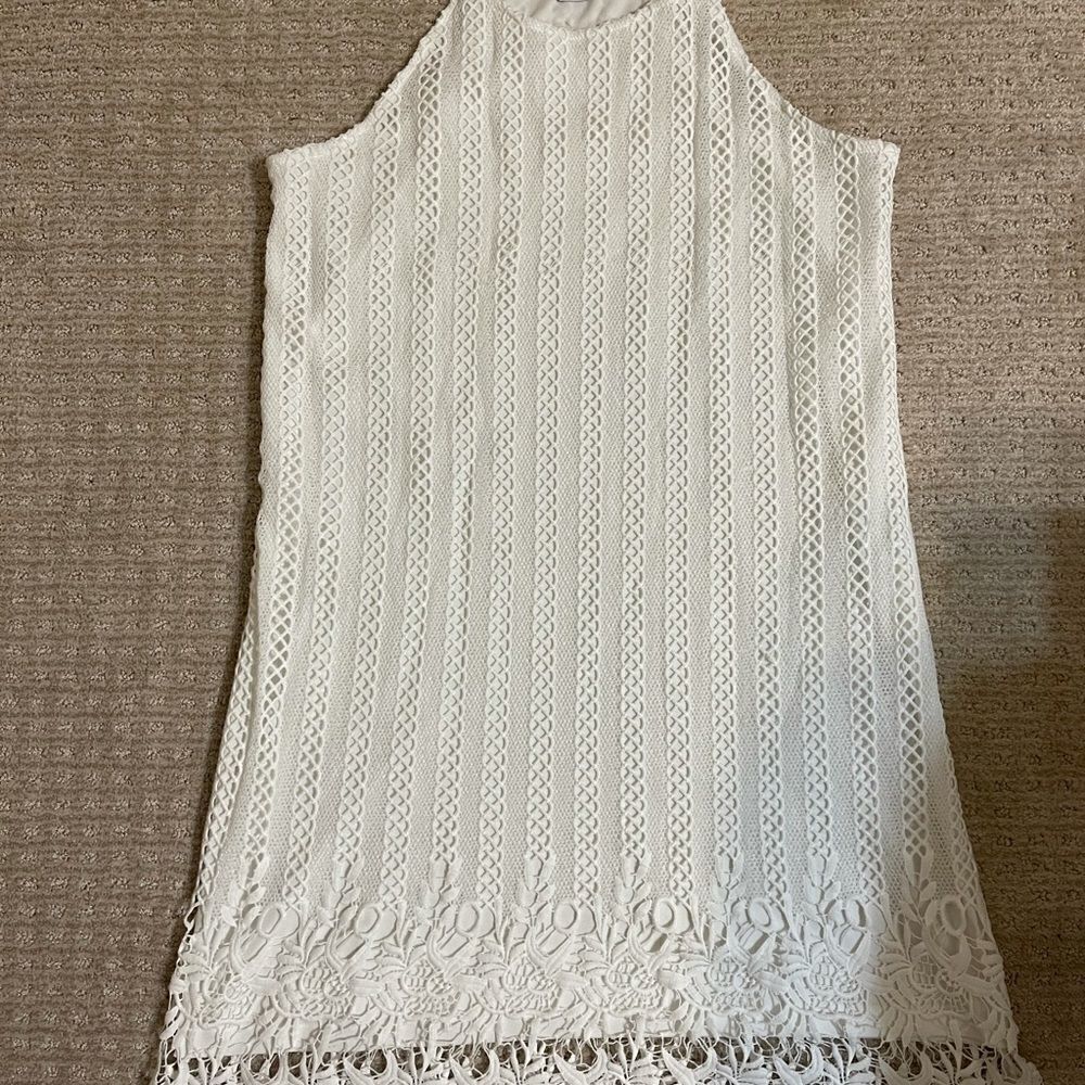 Carmen Marc Valvo Crochet Dress 10